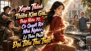 Xuyên Thành Thiên Kim Giả Thập Niên 70 Quyết Rời Nhà Nghèo, Lộ Thân Phận Đại Tiểu Thư Thật cover