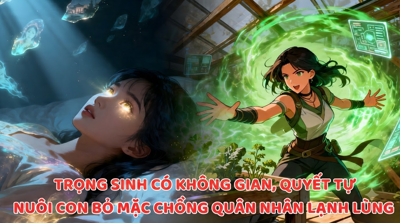 TRỌNG SINH CÓ KHÔNG GIAN, QUYẾT TỰ NUÔI CON BỎ MẶC CHỒNG QUÂN NHÂN LẠNH LÙNG