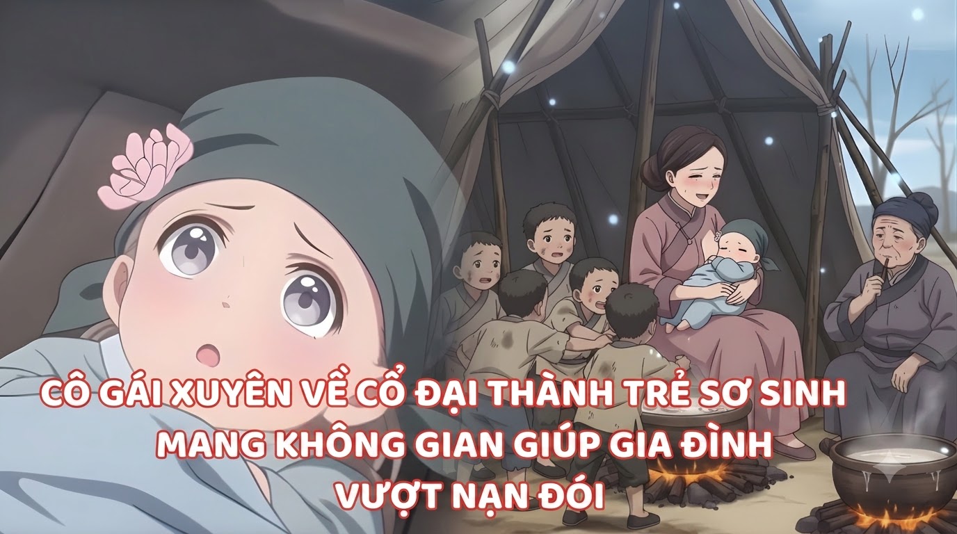 CÔ GÁI XUYÊN VỀ CỔ ĐẠI THÀNH TRẺ SƠ SINH MANG KHÔNG GIAN GIÚP GIA ĐÌNH VƯỢT NẠN ĐÓI