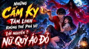 Những Cấm Kỵ Tâm Linh Không Thể Phá Vỡ Lời Nguyền Nữ Quỷ Áo Đỏ cover