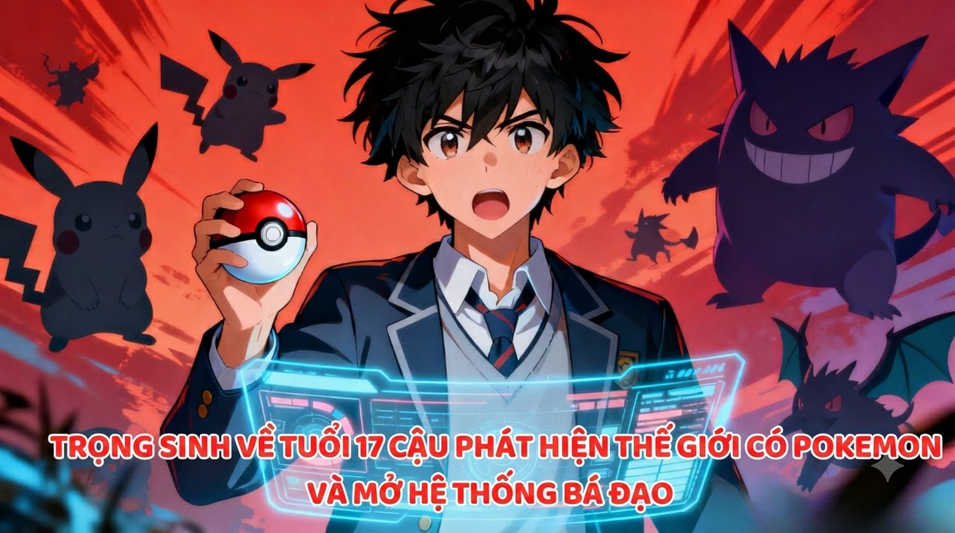 TRỌNG SINH VỀ TUỔI 17 CẬU PHÁT HIỆN THẾ GIỚI CÓ POKEMON VÀ MỞ HỆ THỐNG BÁ ĐẠO