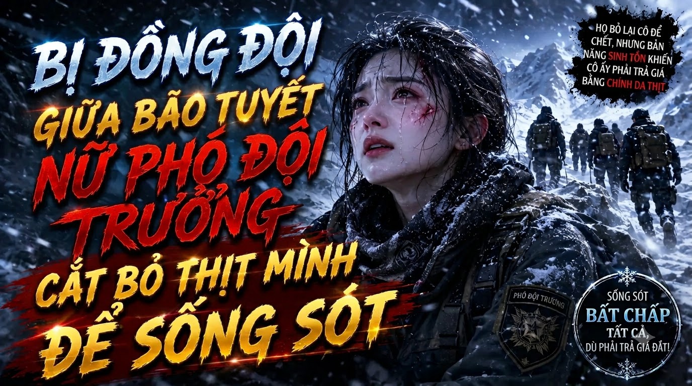 BỊ ĐỒNG ĐỘI RUỒNG BỎ GIỮA BÃO TUYẾT, NỮ PHÓ ĐỘI TRƯỞNG TỰ CẮT THỊT, GIỮ MẠNG SỐNG thumbnail