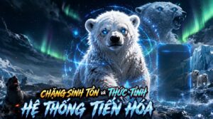 TRỌNG SINH THÀNH GẤU BẮC CỰC CHẶNG SINH TỒN VÀ THỨC TỈNH HỆ THỐNG TIẾN HÓA cover
