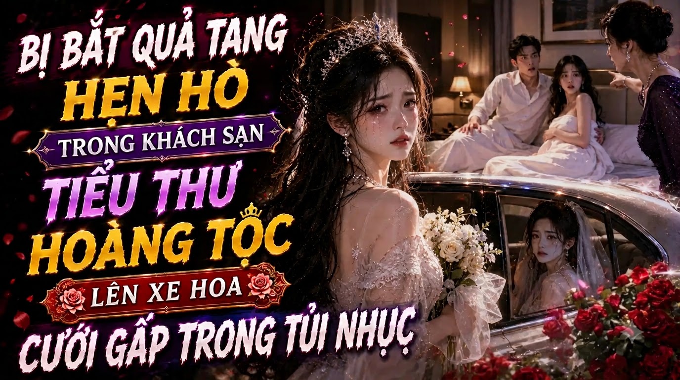 BỊ BẮT QUẢ TANG HẸN HÒ TRONG KHÁCH SẠN TIỂU THƯ HOÀNG TỘC LÊN XE HOA CƯỚI GẤP TRONG TỦI NHỤC