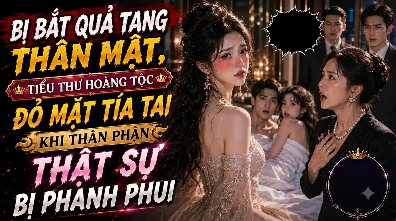 BỊ BẮT QUẢ TANG THÂN MẬT, TIỂU THƯ HOÀNG TỘC ĐỎ MẶT TÍA TAI KHI THÂN PHẬN BỊ PHANH PHUI