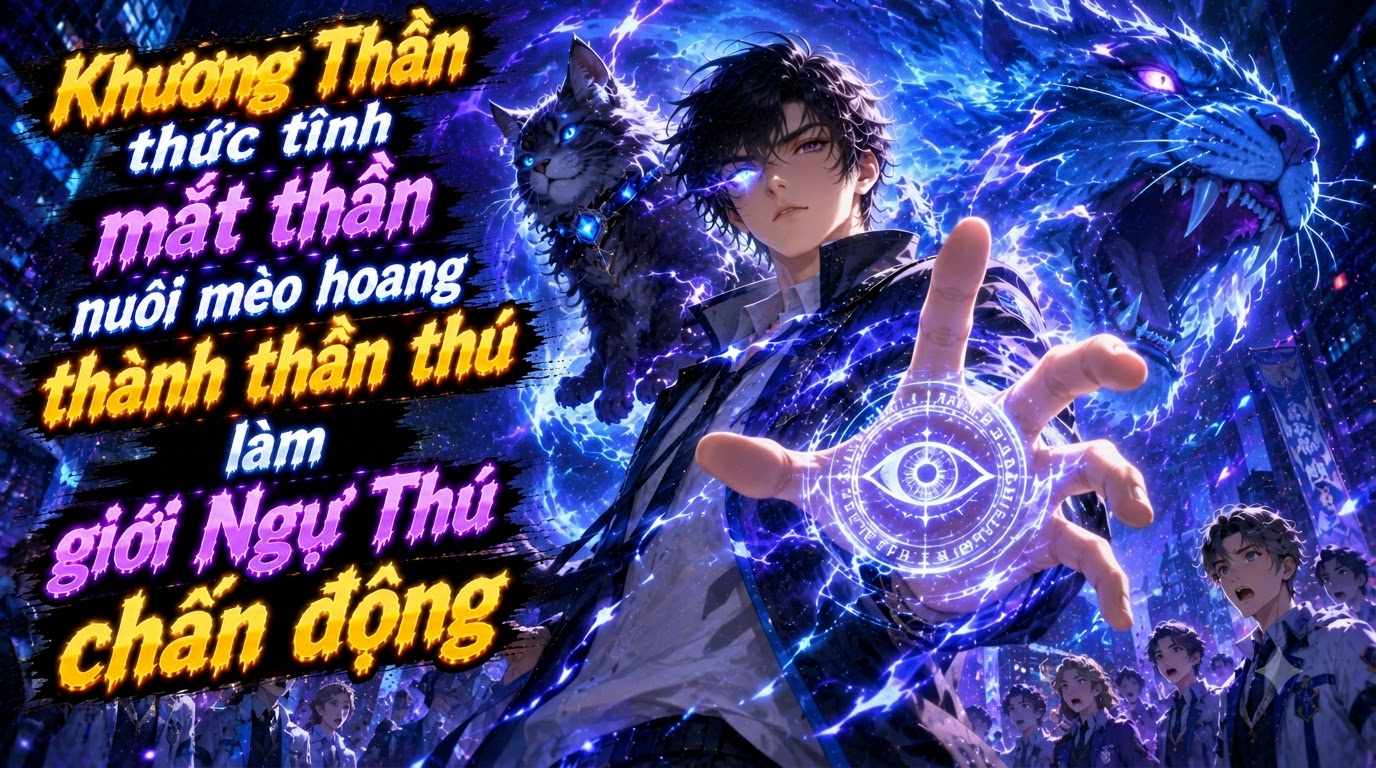 Khương Thần thức tỉnh mắt thần nuôi mèo hoang thành thần thú làm giới Ngự Thú chấn động thumbnail