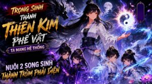 TRỌNG SINH THÀNH THIÊN KIM PHẾ VẬT TA MANG HỆ THỐNG NUÔI 2 SONG SINH THÀNH TRÙM PHẢI DIỆN cover