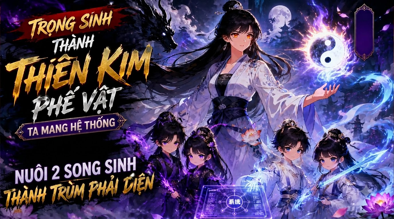 TRỌNG SINH THÀNH THIÊN KIM PHẾ VẬT TA MANG HỆ THỐNG NUÔI 2 SONG SINH THÀNH TRÙM PHẢI DIỆN