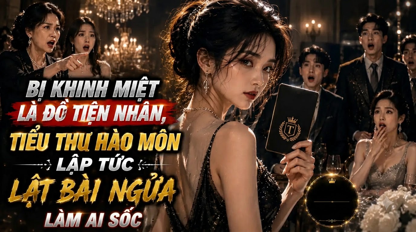 BỊ KHINH MIỆT LÀ ĐỒ TIỆN NHÂN, TIỂU THƯ HÀO MÔN LẬP TỨC LẬT BÀI NGỬA LÀM AI SỐC