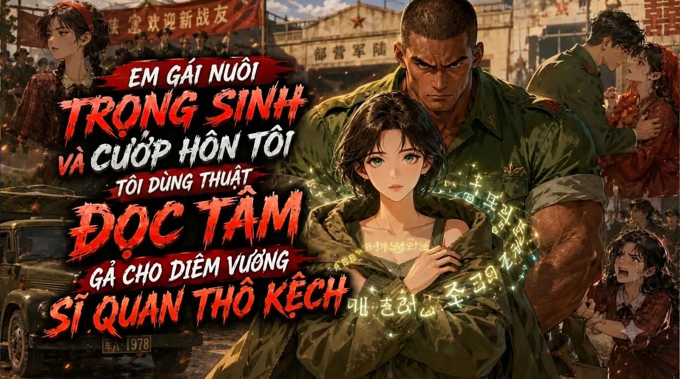 Bị Em Gái Nuôi Trọng Sinh Cướp Hôn Ta Mang Thuật Đọc Tâm Cưới Diêm Vương Sĩ Quan Thô thumbnail