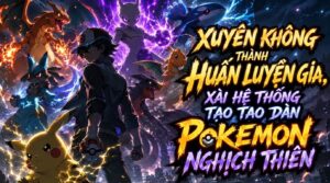 Xuyên Không Thành Huấn Luyện Gia, Xài Hệ Thống Tạo Dàn Pokemon Nghịch Thiên cover