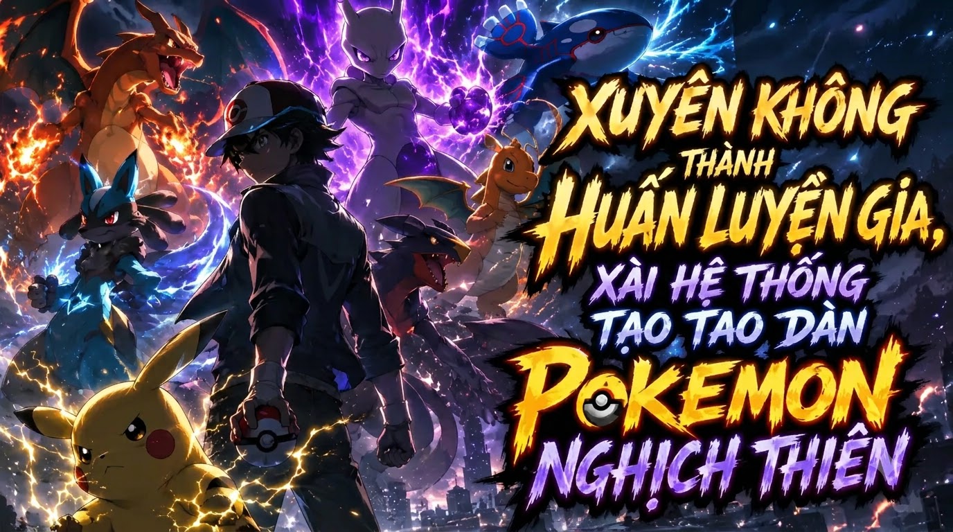 Xuyên Không Thành Huấn Luyện Gia, Xài Hệ Thống Tạo Dàn Pokemon Nghịch Thiên thumbnail