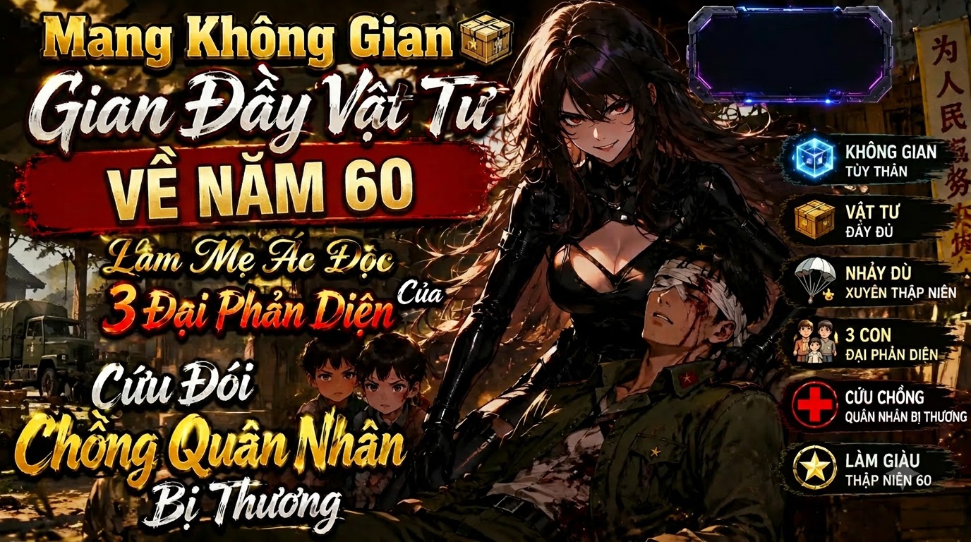 MANG KHÔNG GIAN ĐẦY VẬT TƯ VỀ NĂM 60 LÀM MẸ ÁC ĐỘC 3 ĐẠI PHẢN DIỆN CỨU ĐÓI CHỒNG QUÂN NHÂN thumbnail