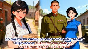 CÔ GÁI XUYÊN KHÔNG VÀO MỘT CUỐN TIỂU THUYẾT THẬP NIÊN 60 THÀNH NỮ PHỤ PHÁO HÔI QUYẾT THAY ĐỔI KẾT CỤC BI THẢM cover