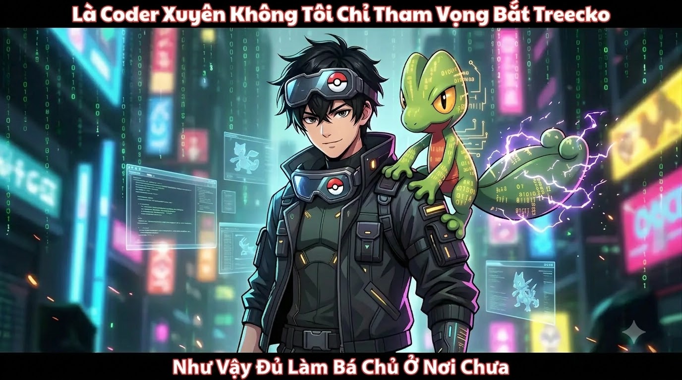 Là Coder Xuyên Không Tôi Chỉ Tham Vọng Bắt Treecko, Như Vậy Đủ Làm Bá Chủ Ở Nơi Chưa