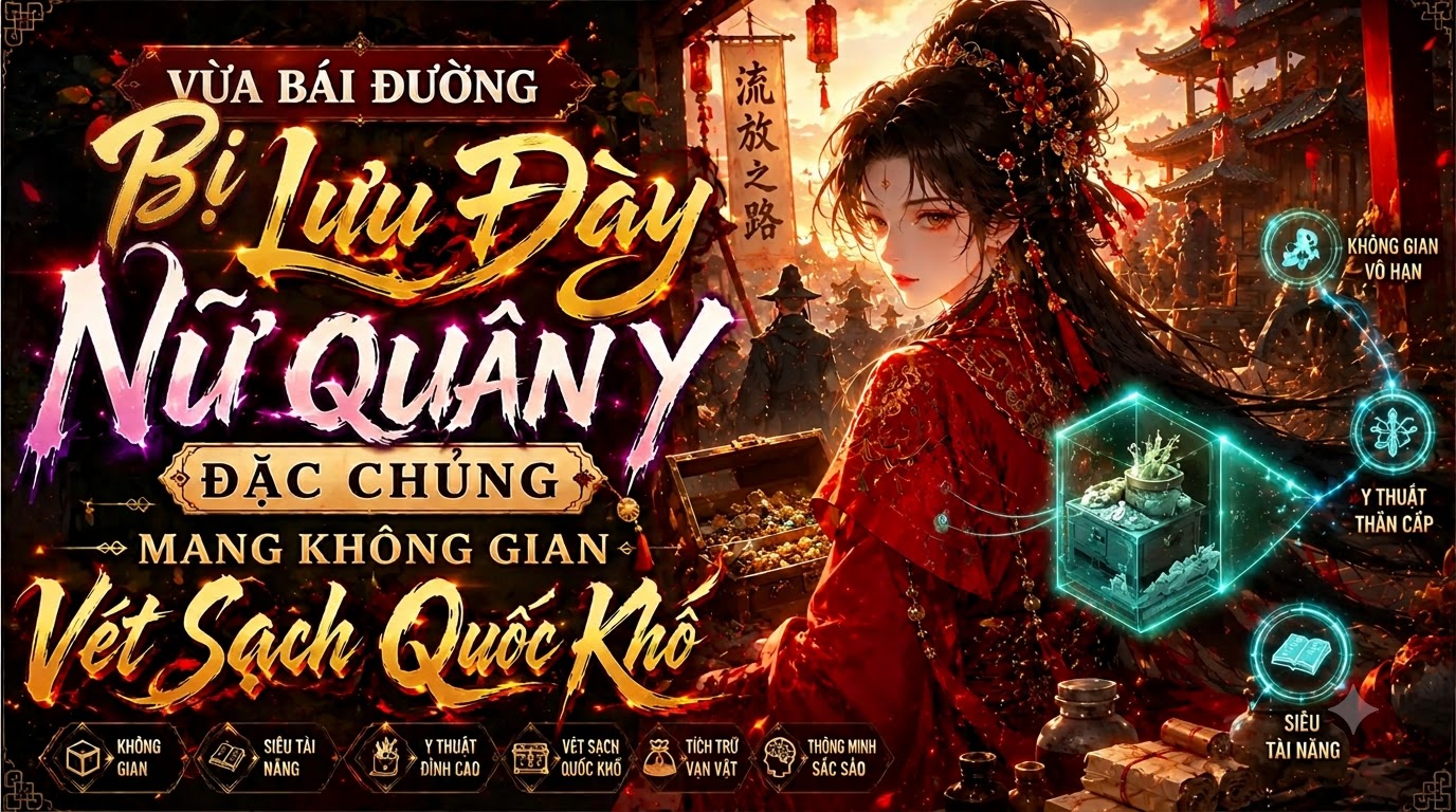 Bái Đường Bị Lưu Đày Nữ Quân Y Đặc Chủng Mang Không Gian Vét Sạch Quốc Khố
