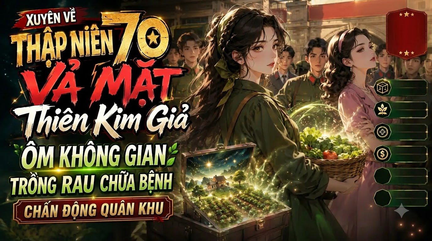 Xuyên Về Thập Niên 70 Vả Mặt Thiên Kim Giả Ôm Không Gian Trồng Rau Chữa Bệnh Chấn Động Quân Khu