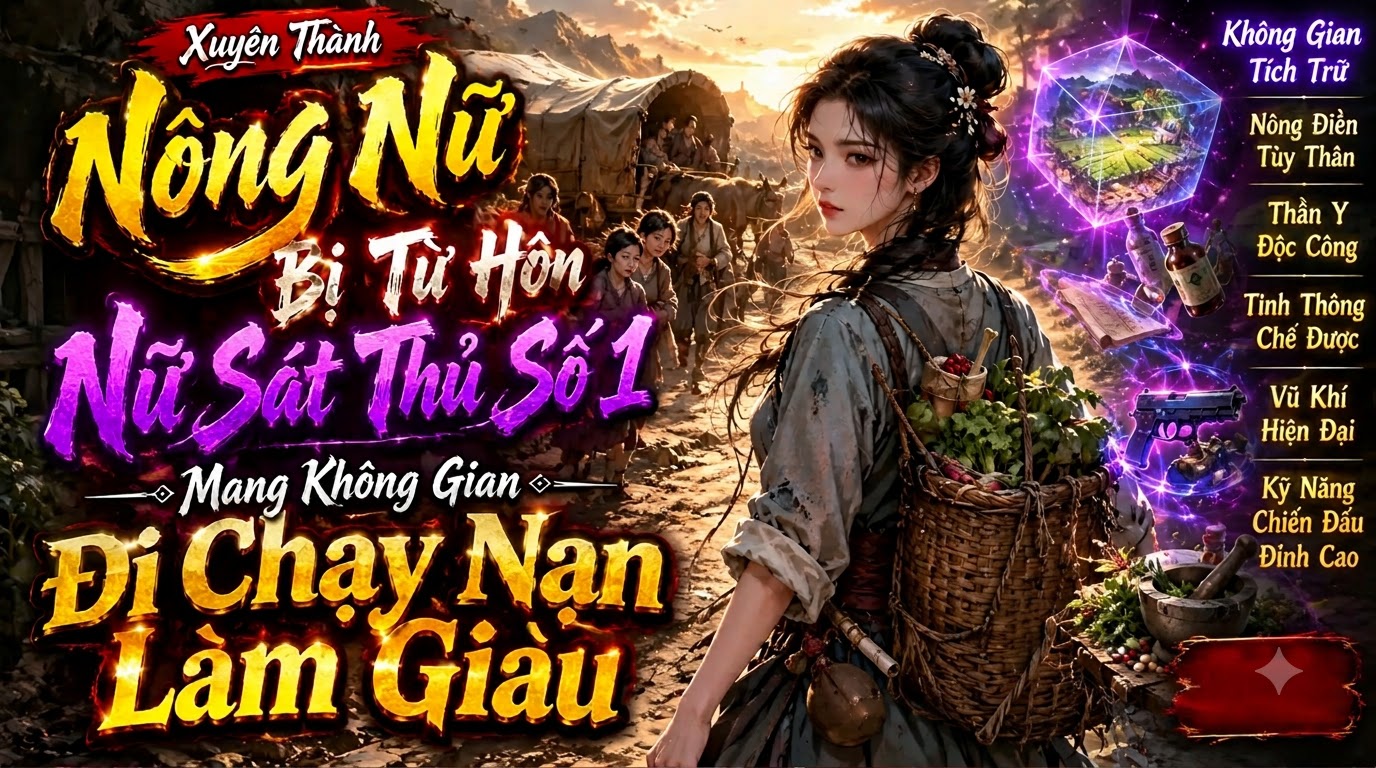Xuyên Thành Nông Nữ Bị Từ Hôn Nữ Sát Thủ Số 1 Mang Không Gian Chạy Nạn Làm Giàu