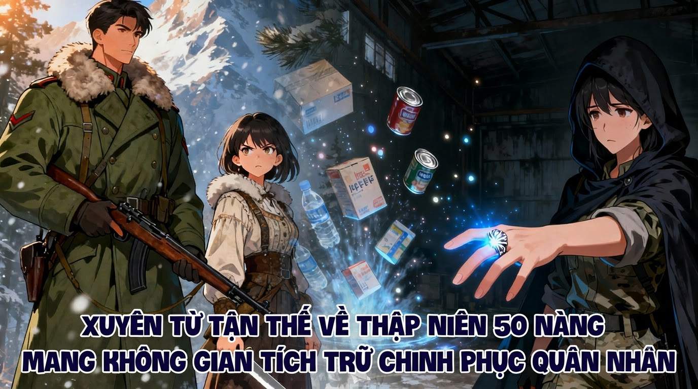 XUYÊN TỪ TẬN THẾ VỀ THẬP NIÊN 50 NÀNG MANG KHÔNG GIAN TÍCH TRỮ CHINH PHỤC QUÂN NHÂN thumbnail