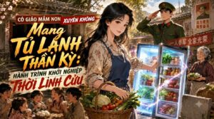 Cô Giáo Mầm Non Xuyên Không Mang Tủ Lạnh Thần Kỳ: Hành Trình Khởi Nghiệp Thời Linh Cửu cover