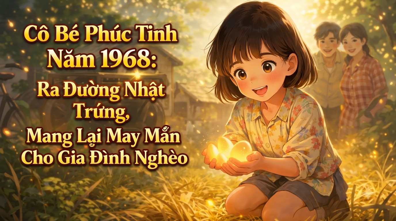 Cô Bé Phúc Tinh Năm 1968: Ra Đường Nhặt Trứng, Mang Lại May Mắn Cho Gia Đình Nghèo