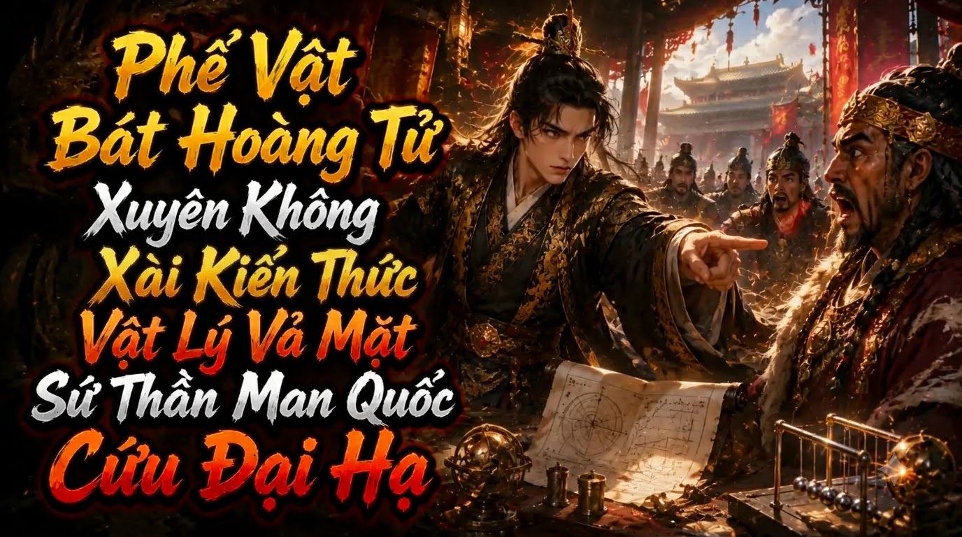 Phế Vật Bát Hoàng Tử Xuyên Không Xài Kiến Thức Vật Lý Vả Mặt Sứ Thần Man Quốc Cứu Đại Hạ thumbnail