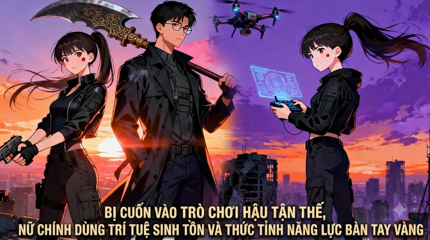 Bị Cuốn Vào Trò Chơi Tận Thế Nữ Chính Xài Trí Tuệ Sinh Tồn, Thức Tỉnh Năng Lực Bàn Tay Vàng