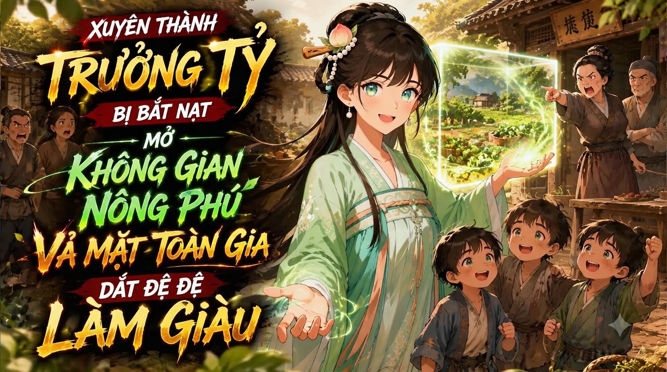 Xuyên Thành Trưởng Tỷ Bị Bắt Nạt Mở Không Gian Nông Phú Vả Mặt Toàn Gia Dắt Đệ Đệ Làm Giàu