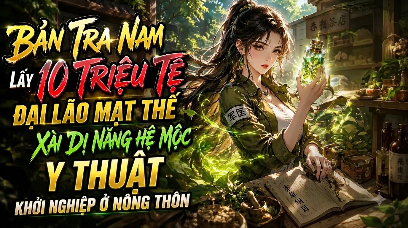 Bán Tra Nam Lấy 10 Triệu Tệ Đại Lão Mạt Thế Xài Dị Năng Hệ Mộc Y Thuật Khởi Nghiệp Ở Nông Thôn thumbnail