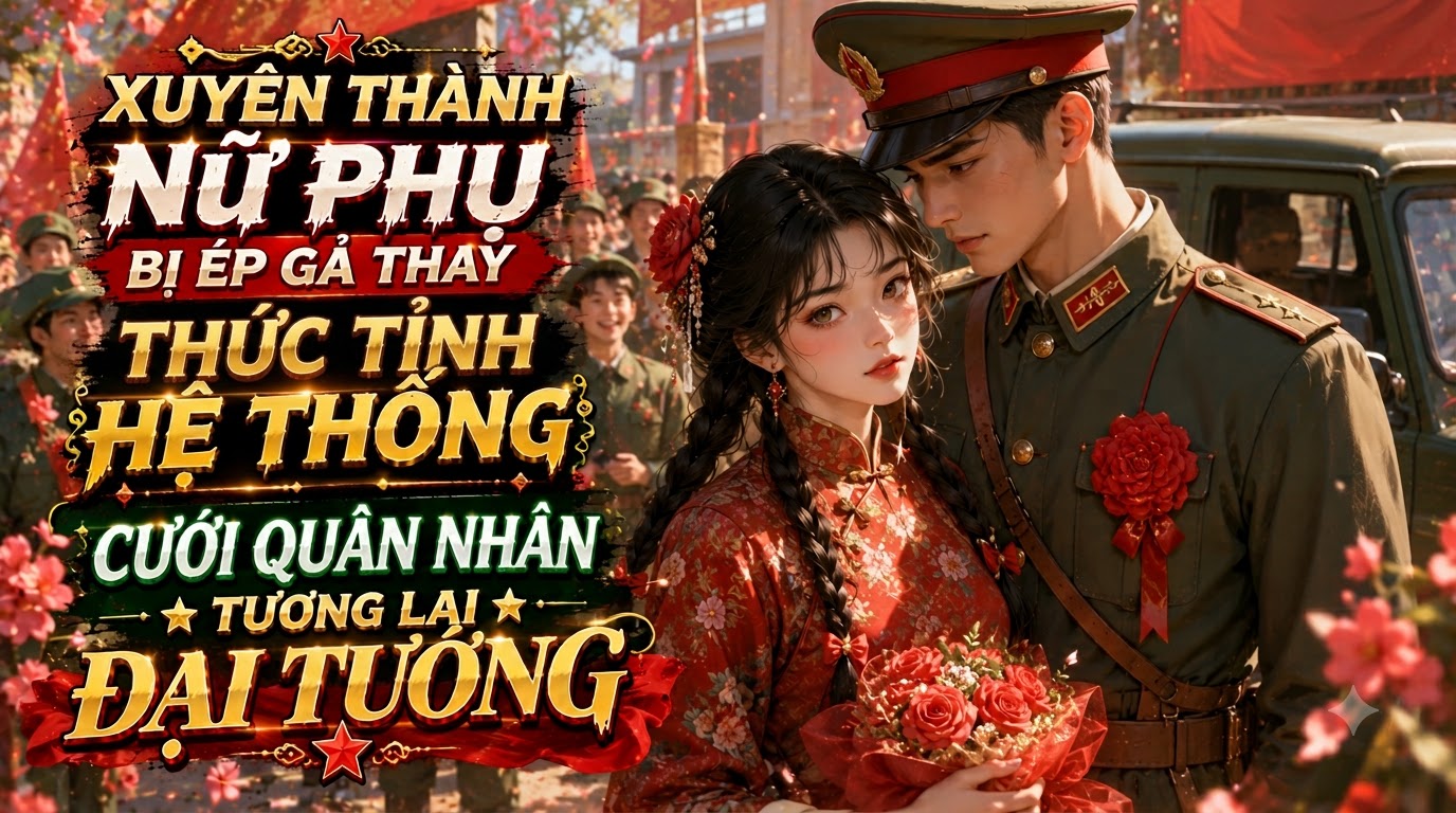 XUYÊN THÀNH NỮ PHỤ BỊ ÉP GẢ THAY THỨC TỈNH HỆ THỐNG, CƯỚI QUÂN NHÂN TƯƠNG LAI ĐẠI TƯỚNG