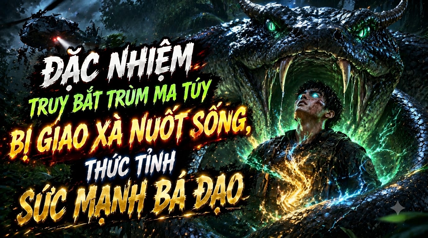 Đặc Nhiệm Truy Bắt Trùm Ma Túy, Bị Giao Xà Nuốt Sống, Thức Tỉnh Sức Mạnh Bá Đạo