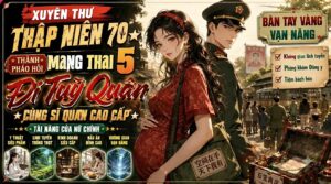 Xuyên Thư Thập Niên 70 Thành Pháo Hôi Mang Thai 5 Tùy Quân, Sĩ Quan Cao Cấp cover