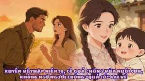 XUYÊN VỀ THẬP NIÊN 70, CÔ GOÁ CHỒNG VỪA NUÔI CON, KHÔNG NGỜ NGƯỜI CHỒNG “QUÁ CỐ” LẠI VỀ cover