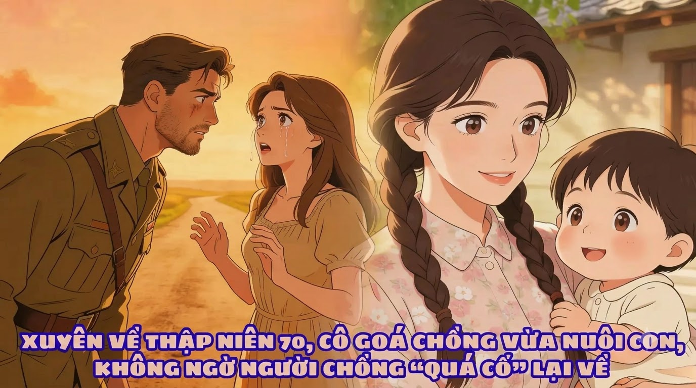 XUYÊN VỀ THẬP NIÊN 70, CÔ GOÁ CHỒNG VỪA NUÔI CON, KHÔNG NGỜ NGƯỜI CHỒNG “QUÁ CỐ” LẠI VỀ