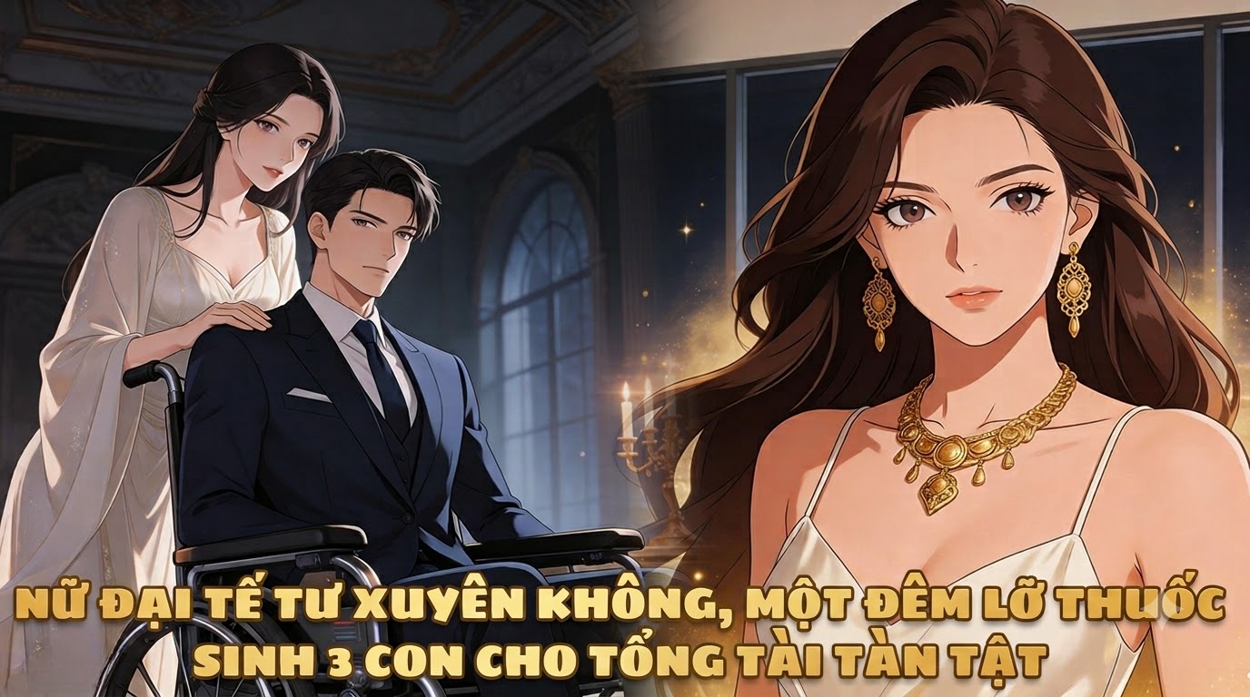 NỮ ĐẠI TẾ TƯ XUYÊN KHÔNG MỘT ĐÊM LỠ THUỐC SINH 3 CON CHO TỔNG TÀI TÀN TẬT