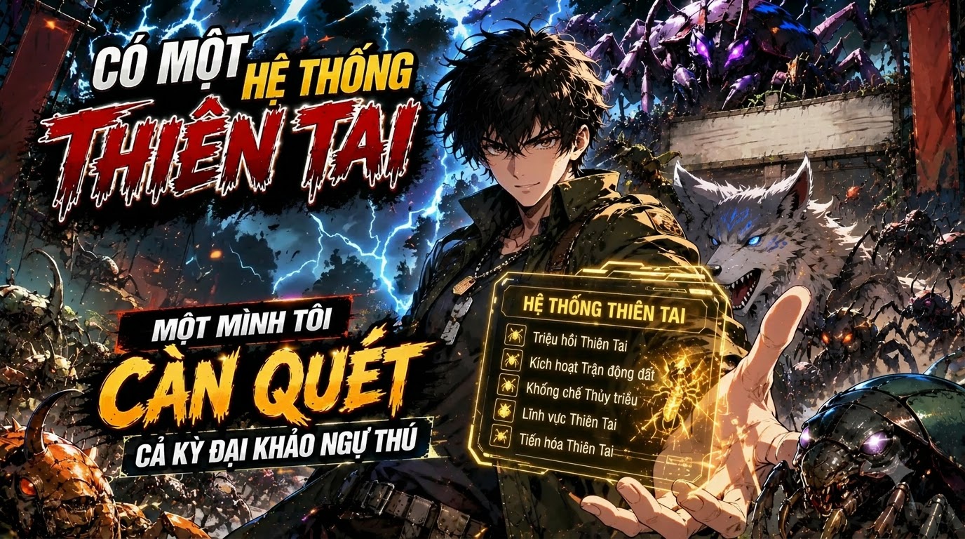 Có Hệ Thống Thiên Tai: Trùng Tộc Một Mình Tôi Quét Cả Kỳ Đại Khảo Ngự Thú thumbnail