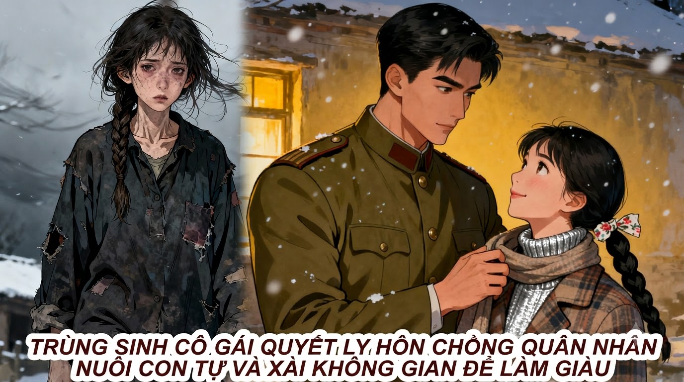 Trùng Sinh Cô Gái Quyết Ly hôn Chồng Quân Nhân Nuôi Con Tự Và Xài Không Gian Để Làm Giàu