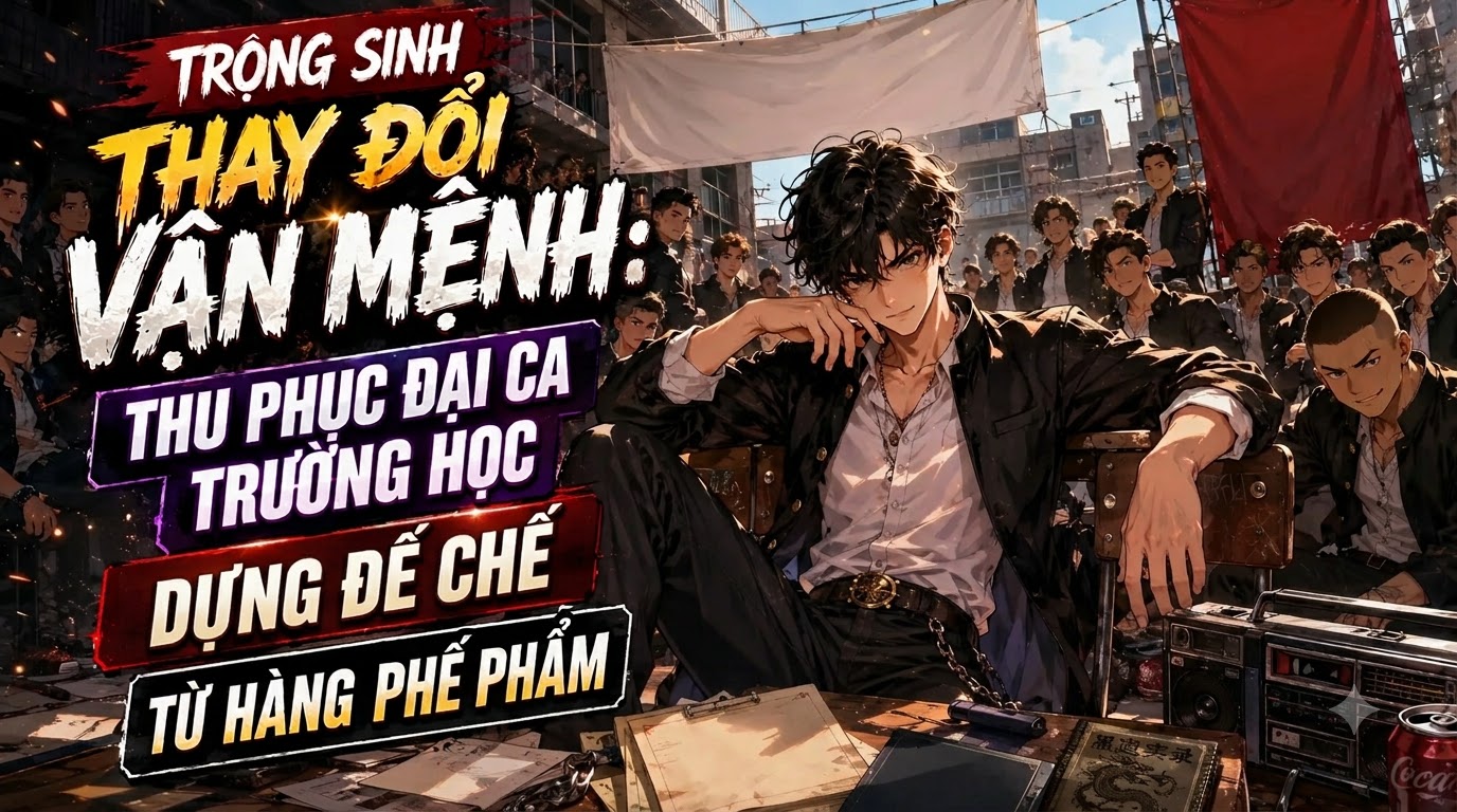 Trọng Sinh Đổi Vận Mệnh: Thu Phục Đại Ca Trường Học, Dựng Đế Chế Từ Hàng Phế Phẩm thumbnail