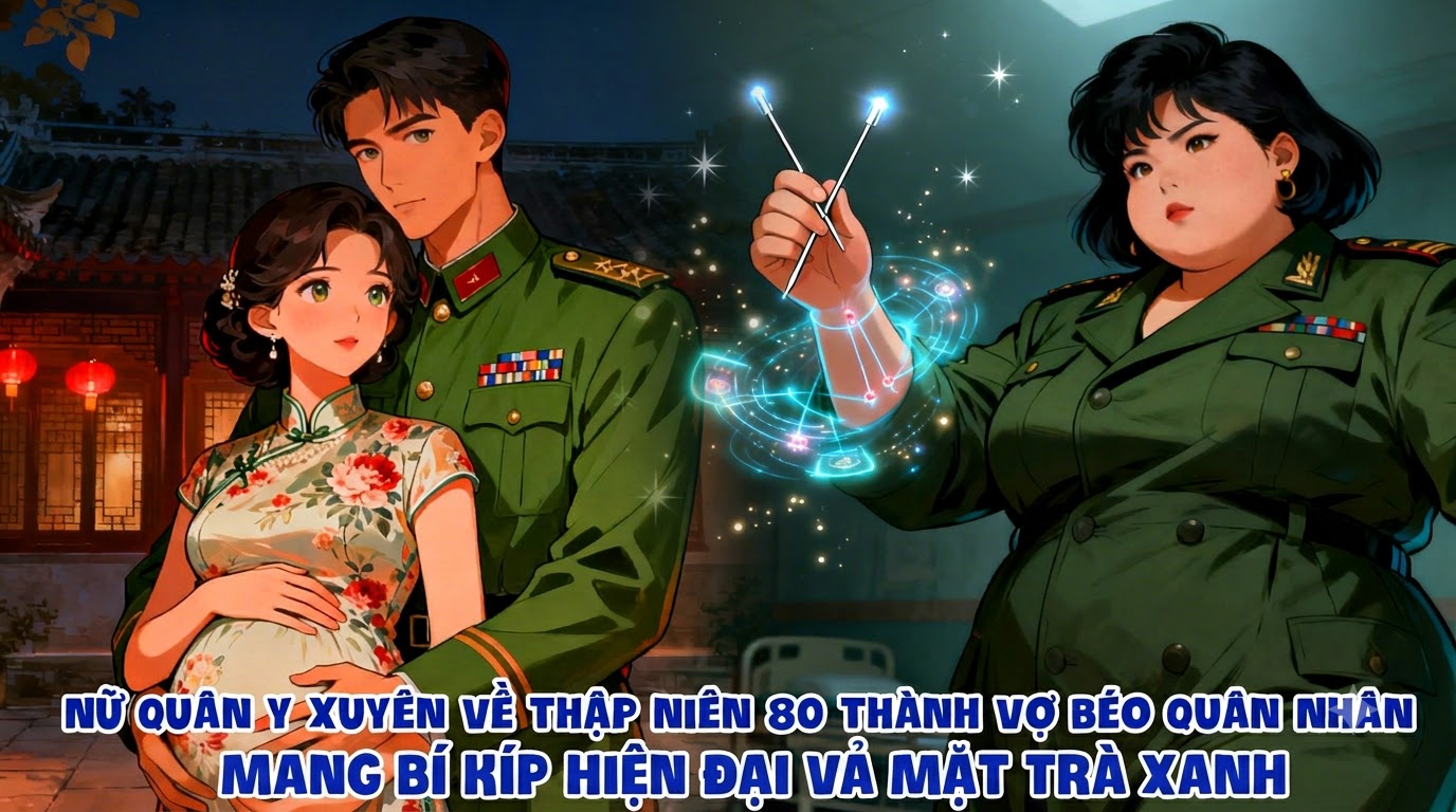 Nữ Quân Y Xuyên Về Thập Niên 80 Thành Vợ Béo Quân Nhân Mang Bí Kíp Hiện Đại Vả Mặt Trà Xanh