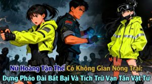 Nữ Hoàng Tận Thế Có Không Gian Nông Trại: Dựng Pháo Đài Bất Bại Và Tích Trữ Vạn Tấn Vật Tư cover