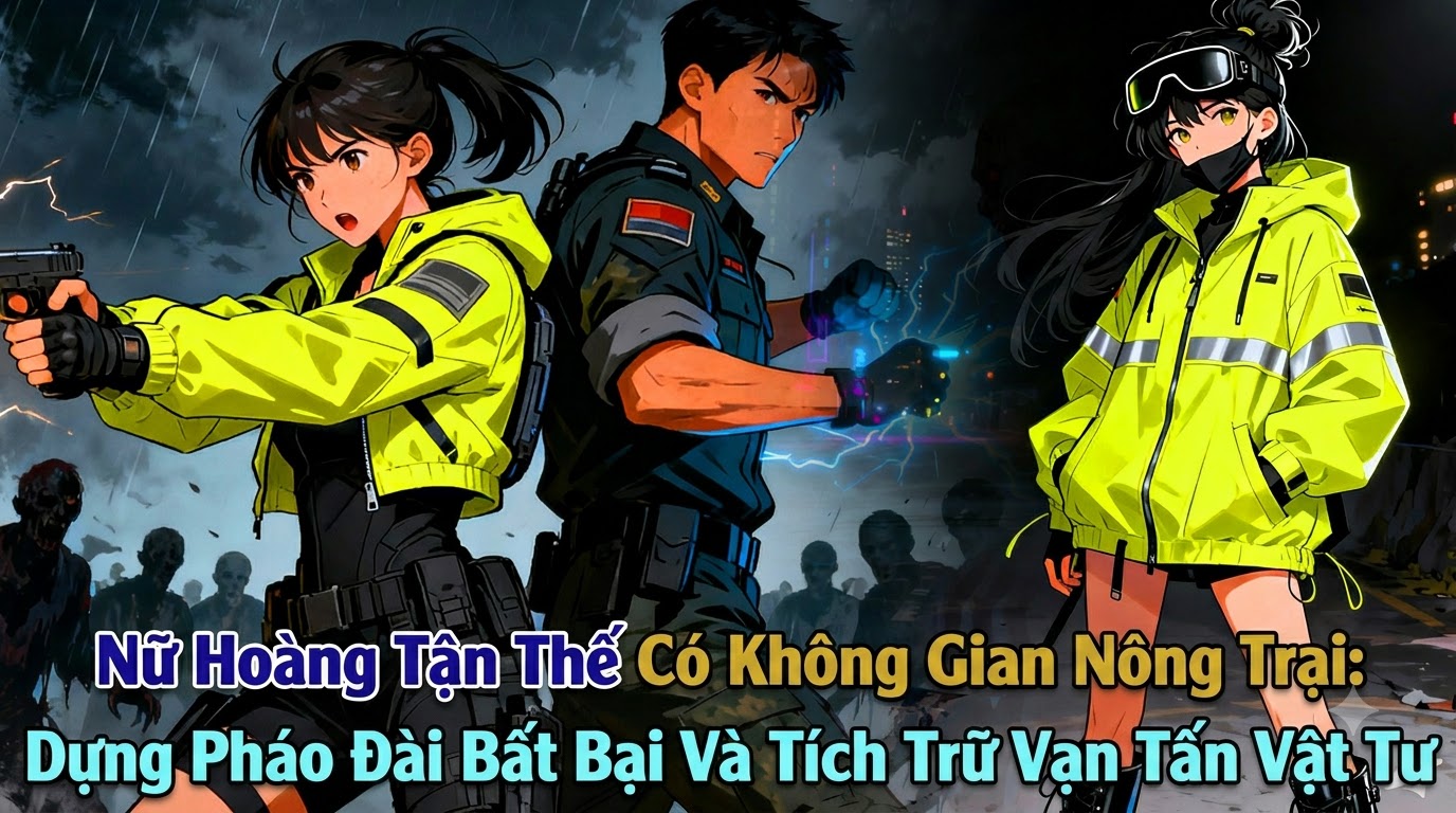 Nữ Hoàng Tận Thế Có Không Gian Nông Trại: Dựng Pháo Đài Bất Bại Và Tích Trữ Vạn Tấn Vật Tư