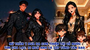 NỮ THẦN Y DẮT 3 CON THIÊN TÀI VỀ NƯỚC TÌM CHA THẤT LẠC AI NGỜ LÀ ÔNG TRÙM BÁ ĐẠO cover