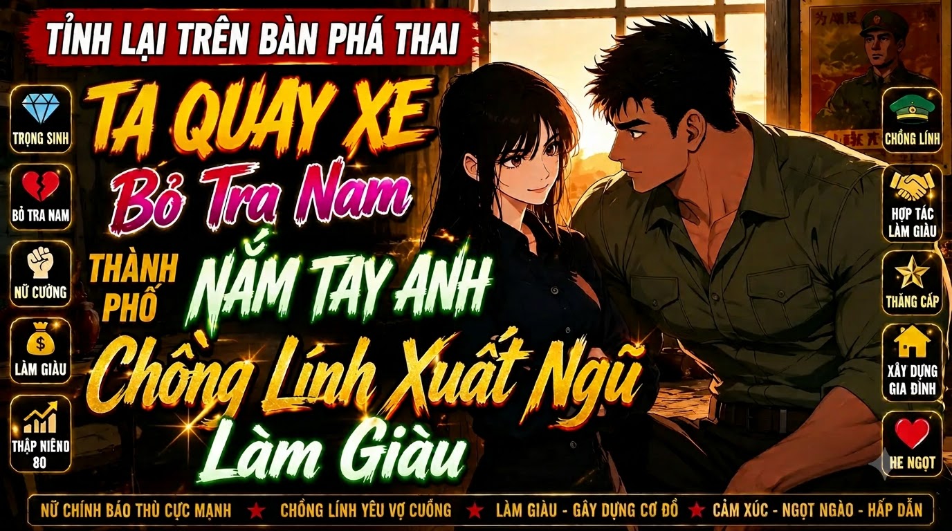 TỈNH LẠI TRÊN BÀN PHÁ THAI QUAY XE BỎ TRA NAM THÀNH PHỐ NẮM TAY CHỒNG LÍNH XUẤT NGŨ LÀM GIÀU thumbnail