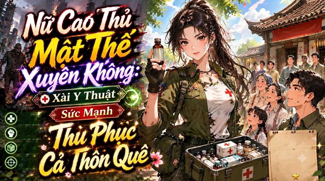 Nữ Cao Thủ Mạt Thế Xuyên Không: Xài Y Thuật, Sức Mạnh Thu Phục Thôn Quê thumbnail