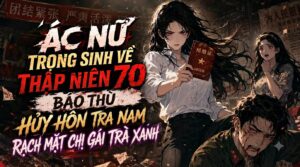 Ác Nữ Trọng Sinh Về Thập Niên 70 Báo Thù Hủy Hôn Tra Nam Rạch Mặt Chị Gái Trà Xanh cover