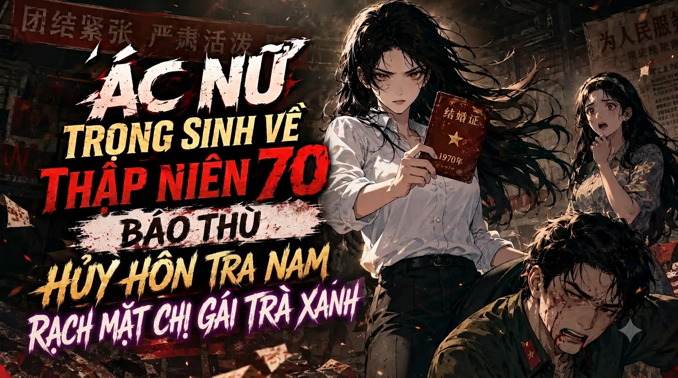 Ác Nữ Trọng Sinh Về Thập Niên 70 Báo Thù Hủy Hôn Tra Nam Rạch Mặt Chị Gái Trà Xanh