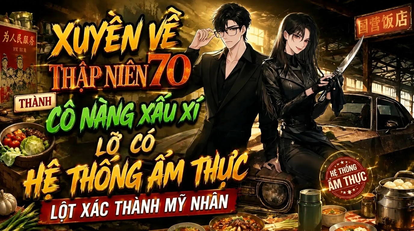 Xuyên Về Thập Niên 70 Thành Cô Nàng Xấu Xí Lỡ Có Hệ Thống Ấm Thực Lột Xác Thành Mỹ Nhân