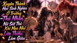Xuyên Thành Học Sinh Nghèo Ở Trường Thú Nhân Nữ Sát Thủ Xài Mẹo Nhỏ Lừa Thiếu, Làm Giàu cover