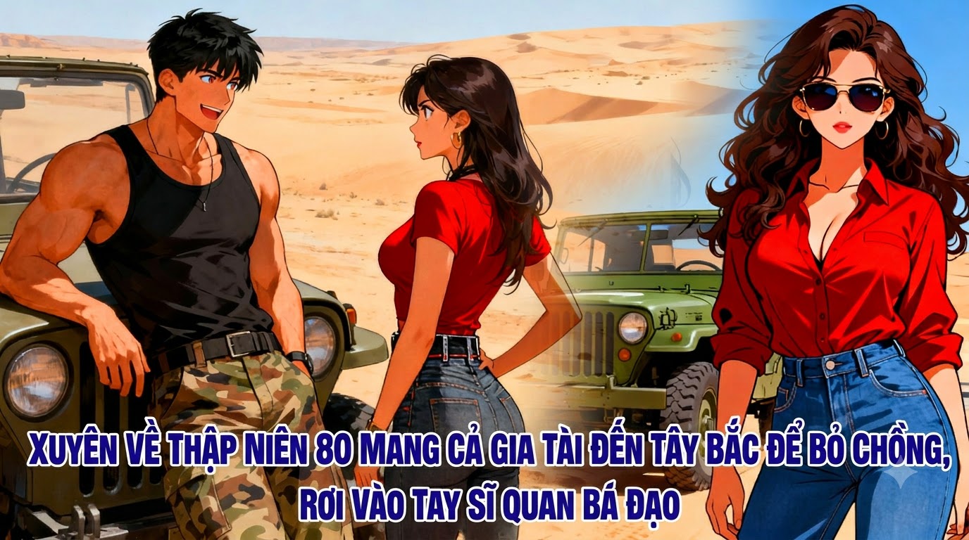 Xuyên Về Thập Niên 80 Mang Cả Gia Tài Đến Tây Bắc Để Bỏ Chồng, Rơi Vào Tay Sĩ Quan Bá Đạo