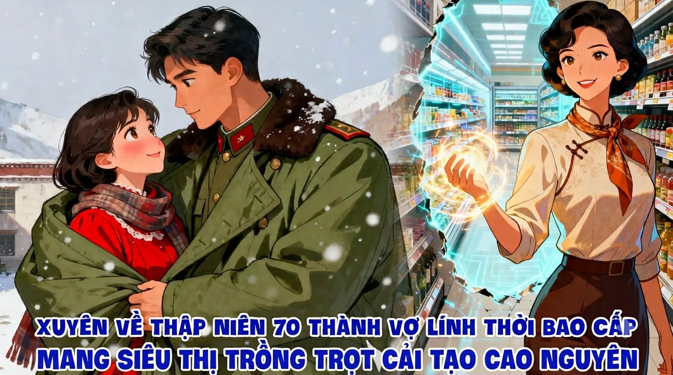 Xuyên Về Thập Niên 70 Thành Vợ Lính Thời Bao Cấp Mang Siêu Thị Trồng Trọt Cải Tạo Cao Nguyên